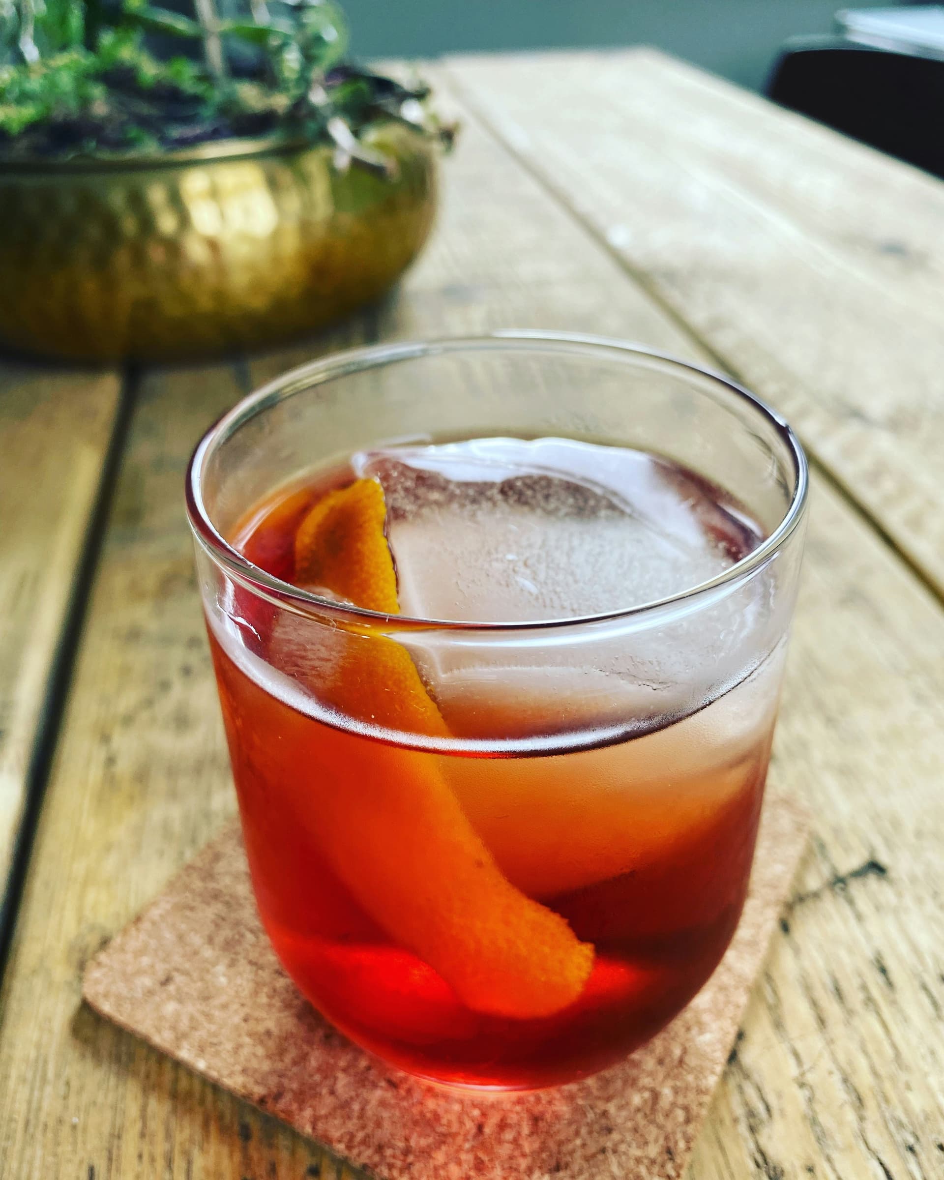 A Negroni served at a Brighton bar